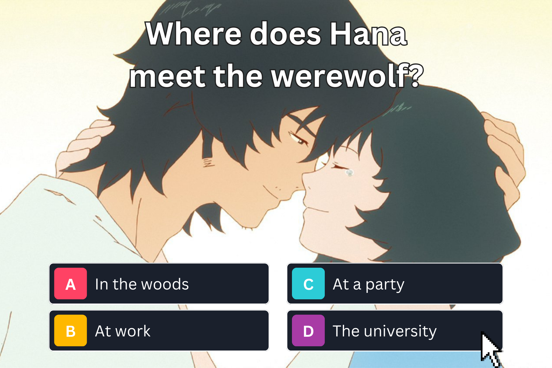 Anime Movie Quiz: Wolf Children